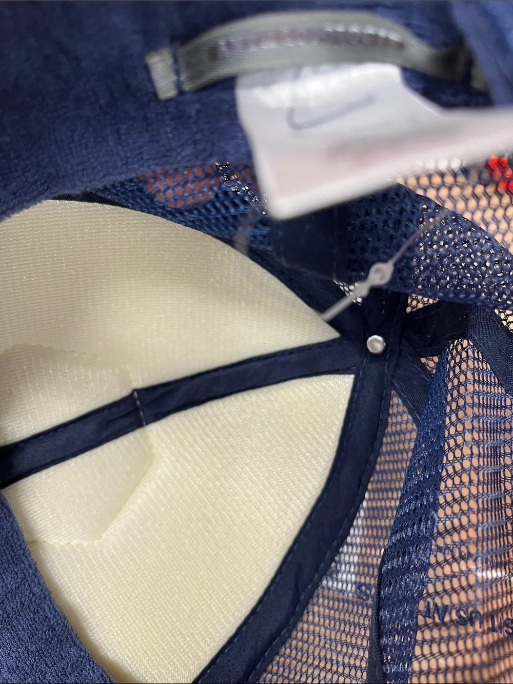 Anthropologie Bonjour La Mer Octopus Blue Trucker Hat New